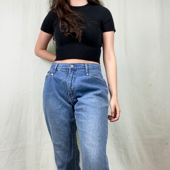 HIGH-WAISTED VERSACE FLARED MOM JEANS! 🔥🔥🔥 - Picture 3 of 12
